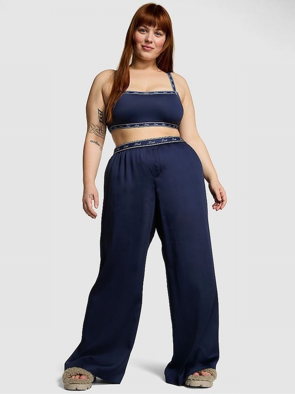 Navy / Blue Victoria Secret Midnight Trouser TENCEL™ Nightwear | XALHR4697