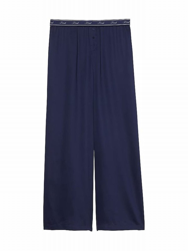 Navy / Blue Victoria Secret Midnight Trouser TENCEL™ Nightwear | XALHR4697