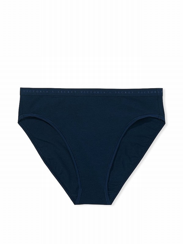Navy / Blue Victoria Secret Noir Brief Underwear | MQOPB4036