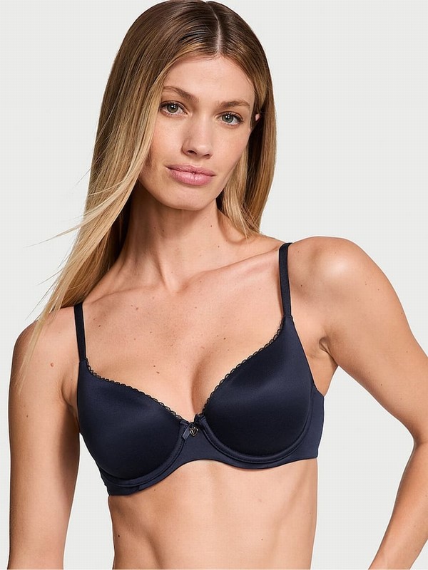 Navy / Blue Victoria Secret Noir Demi Bras | KGIFX5247