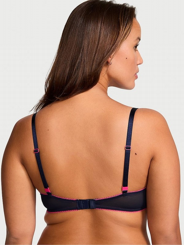 Navy / Blue Victoria Secret Noir Unlined Demi Bras | ASCFN0384