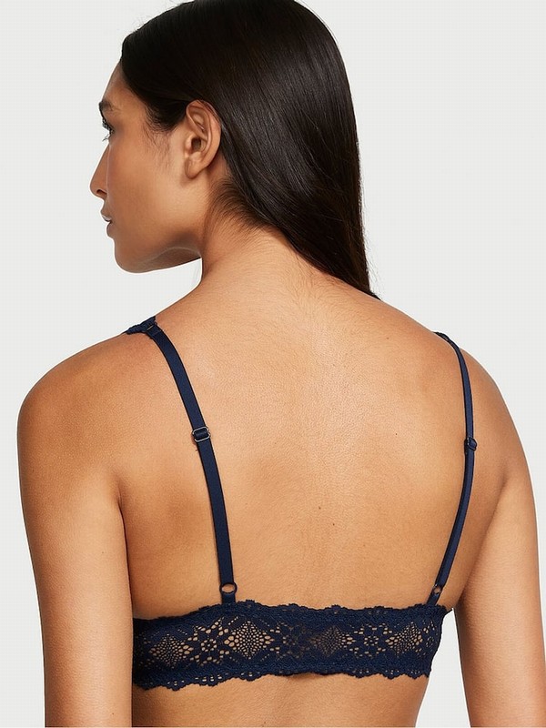 Navy / Blue Victoria Secret Noirlette Bras | JOGXM8065