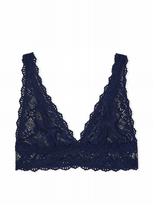 Navy / Blue Victoria Secret Noirlette Bras | JOGXM8065