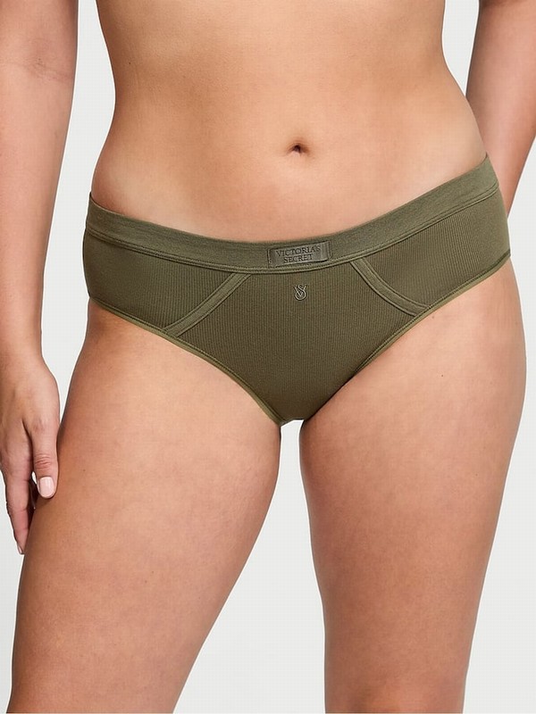 Olive / Green Victoria Secret Casual Hipster Underwear | AZTXW0719