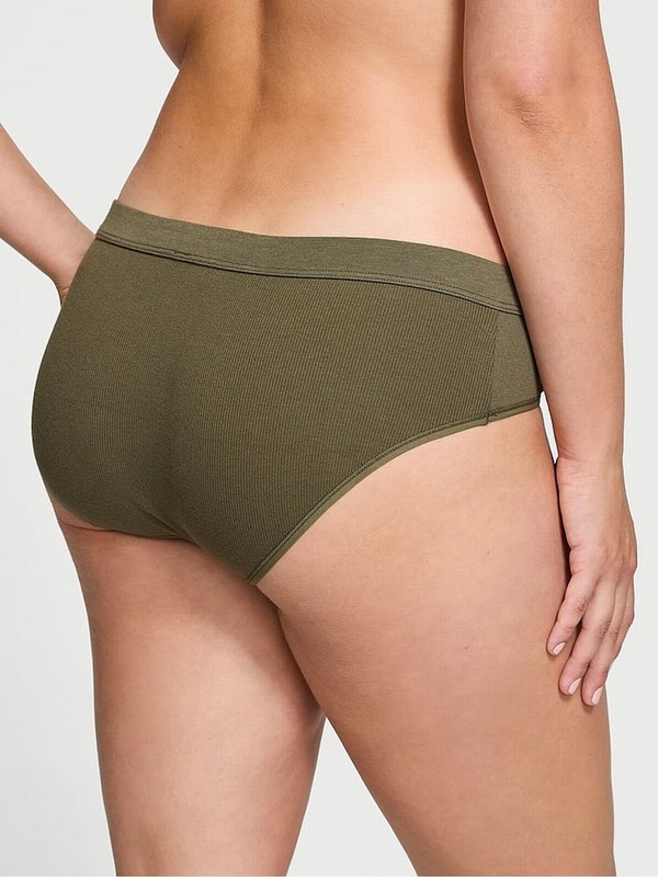 Olive / Green Victoria Secret Casual Hipster Underwear | AZTXW0719