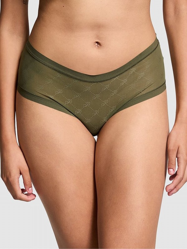 Olive / Green Victoria Secret Cheeky No Show Underwear | YHQXV1589