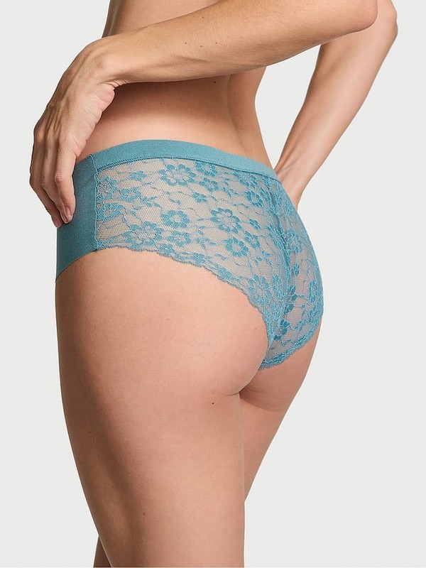 Olive / Green Victoria Secret French Sage Cheeky Underwear | ZVUPM5843