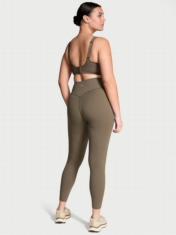 Olive / Green Victoria Secret Full Length VSX Elevate™ Leggings | BJYSC9273