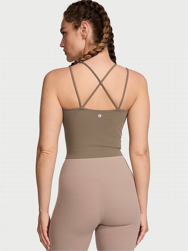 Olive / Green Victoria Secret Terra VS Elevate Corset Tops | KBUCS9465