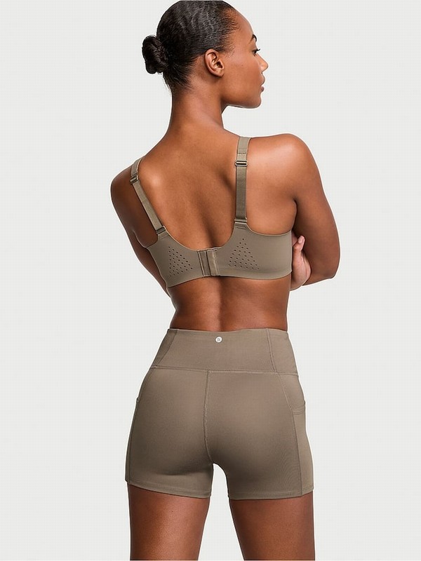 Olive / Green Victoria Secret Terra VS Essential 3'' Cycling Shorts | SNYXR3647