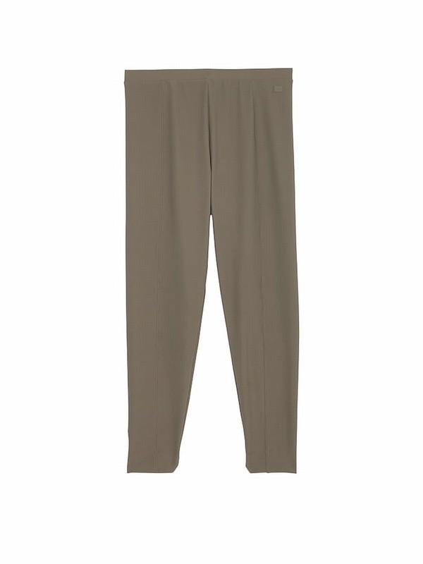 Olive / Green Victoria Secret VSX Rib Leggings | XLWUR6703