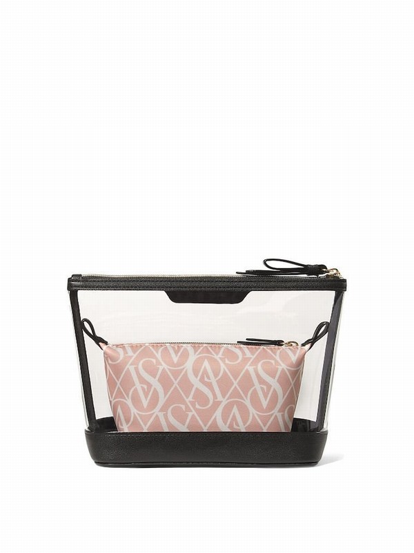 Pink Victoria Secret AM/PM Duo Makeup Bag | AHEJY4905