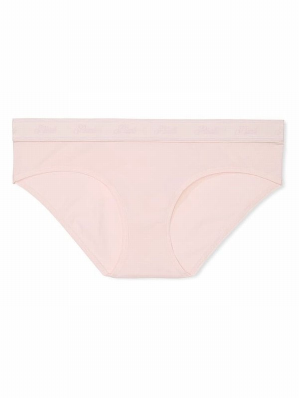 Pink Victoria Secret Angel Hipster Cotton Logo Underwear | PYWXT2358