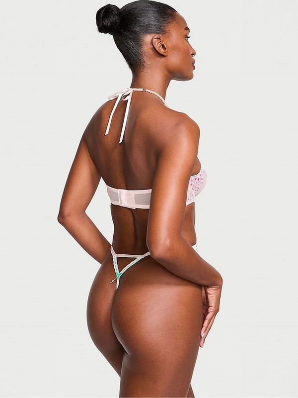 Pink Victoria Secret Ballet Cherry Blossom Bodysuit Lingerie | ZDHPL1890