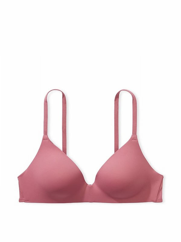 Pink Victoria Secret Begonia Non WiLightly Lined Bras | GMRSK8219