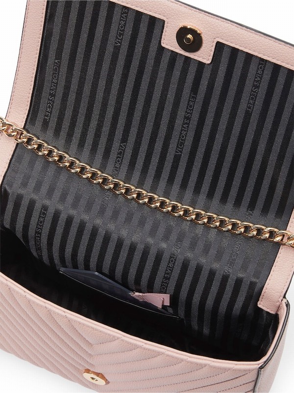 Pink Victoria Secret Bucket Crossbody Bags | EHCXV3697