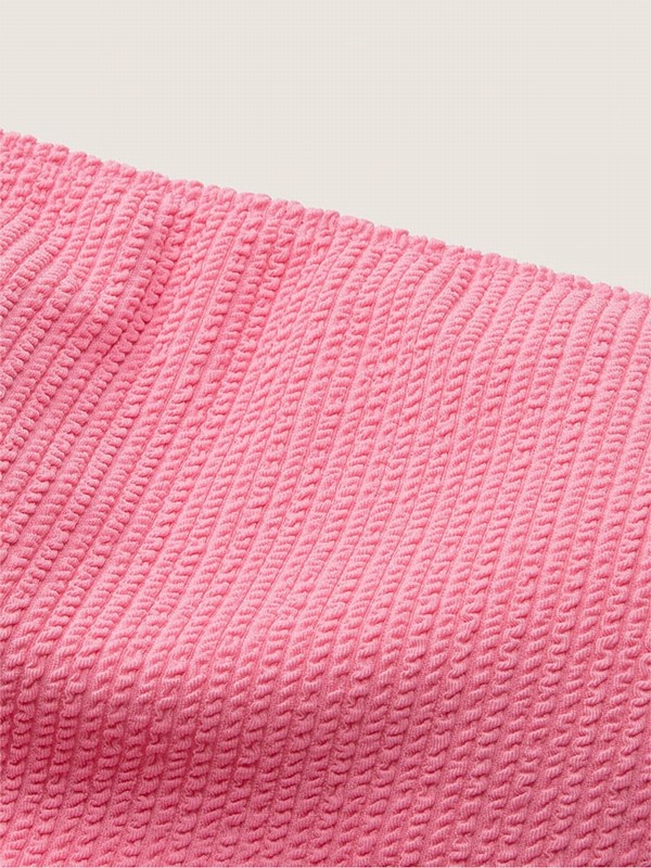 Pink Victoria Secret Dreamy Strapless Crinkle Bikini Top | HEQVM1490