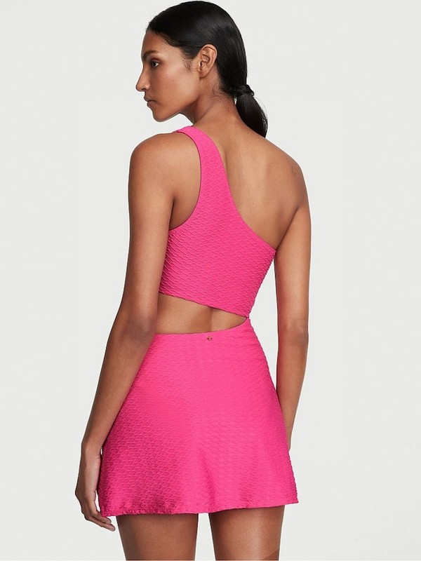 Pink Victoria Secret Forever Fishnet Swimsuits | LHTRB8324