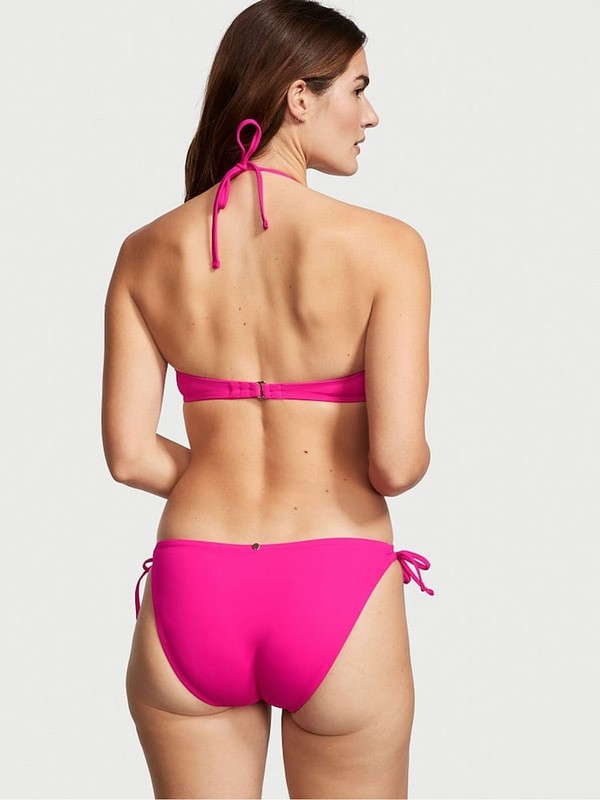 Pink Victoria Secret Forever Push Up Bikini Top | EZVGI4963