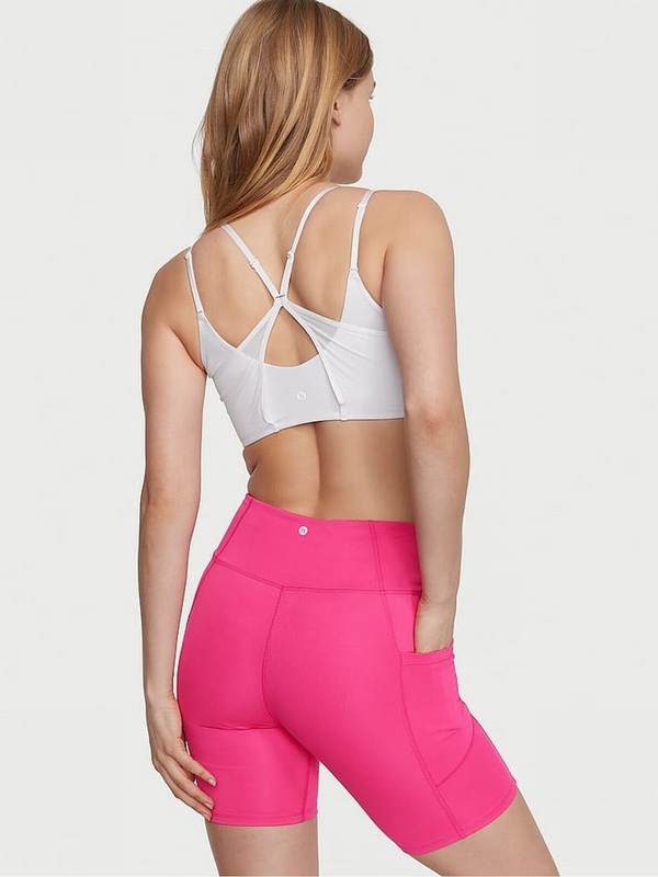 Pink Victoria Secret Forever VS Essential Pocket Bike Shorts | JYPRZ1698