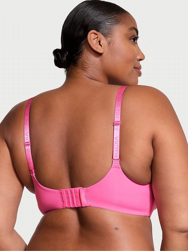 Pink Victoria Secret Hollywood Rib Non WiLightly Lined Bras | IXEUK3528