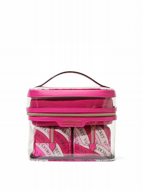 Pink Victoria Secret Hot 4 in 1 Makeup Bag | TDHZU9450