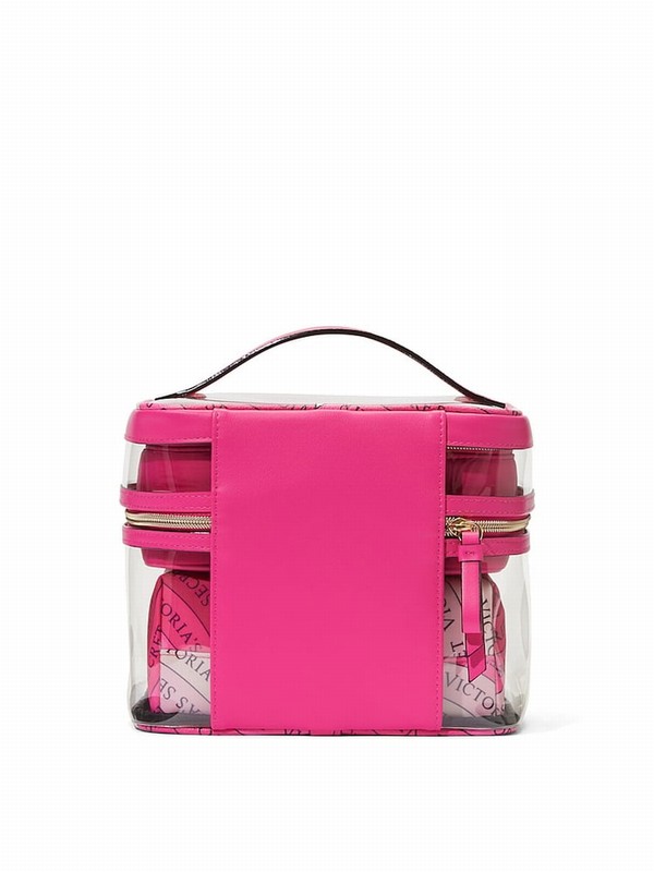 Pink Victoria Secret Hot 4 in 1 Makeup Bag | TDHZU9450