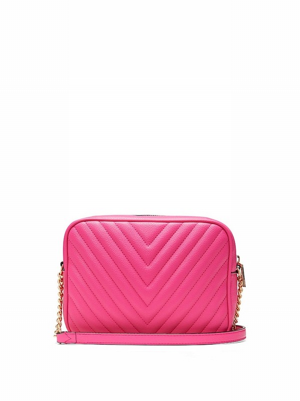 Pink Victoria Secret Hot Crossbody Bags | OMISH5297