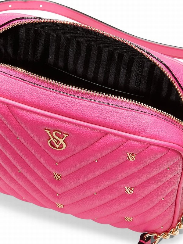 Pink Victoria Secret Hot Crossbody Bags | OMISH5297