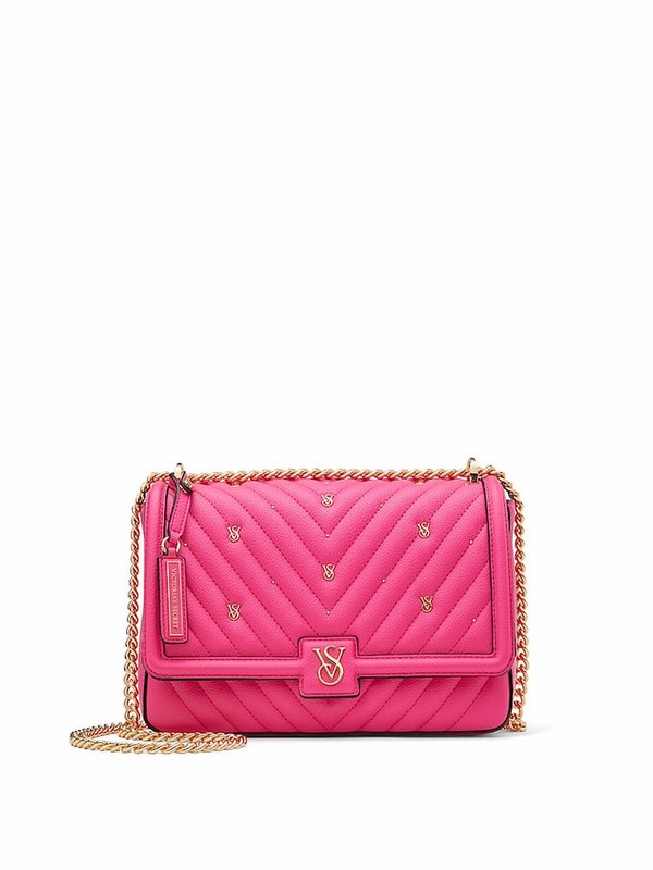 Pink Victoria Secret Hot Crossbody Bags | UVSCQ9526