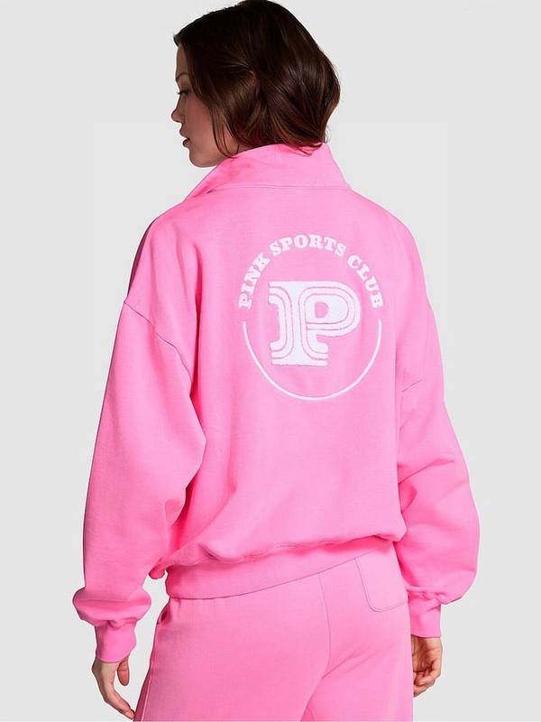 Pink Victoria Secret Lola Fleece Jackets | QFUJD4093