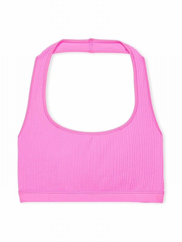 Pink Victoria Secret Lola Seamless Low Impact Bras | UQEOF6873