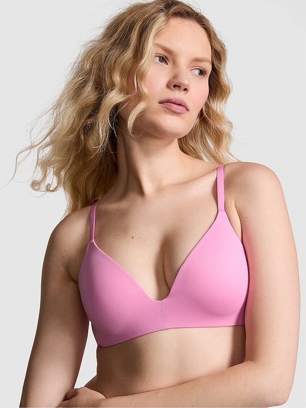 Pink Victoria Secret Moonstone Non WiPush Up Bras | MVWET4089