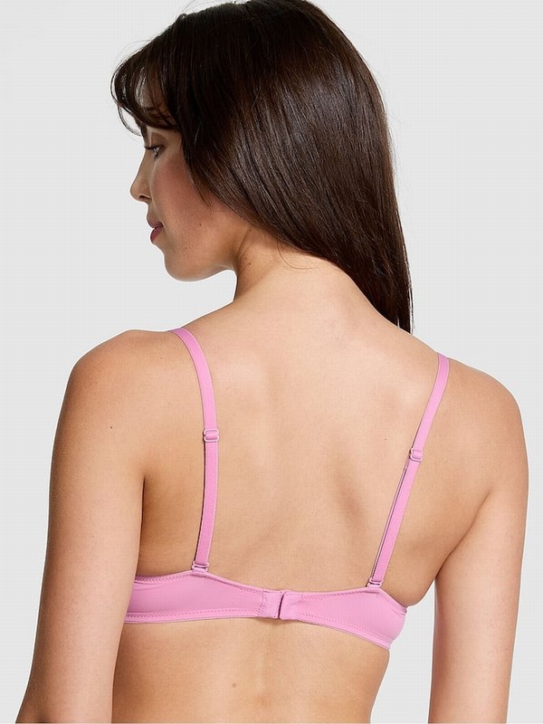 Pink Victoria Secret Moonstone Super Push Up Bras | KHAMR4810