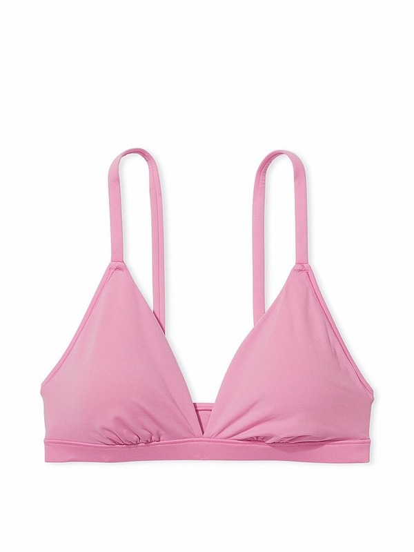 Pink Victoria Secret Moonstone Trianglelette Bras | NQDJT1520