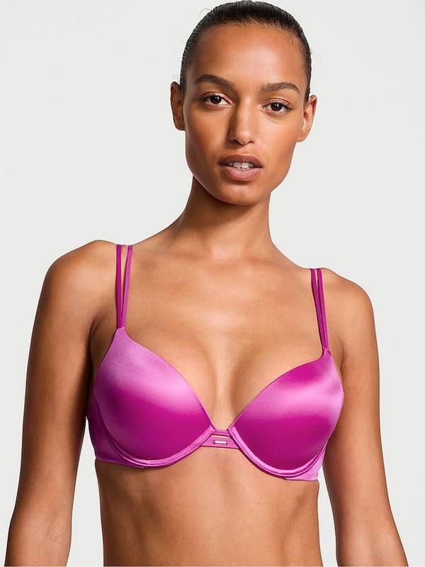 Pink Victoria Secret Outrageous Push Up Bras | BUMAG8769