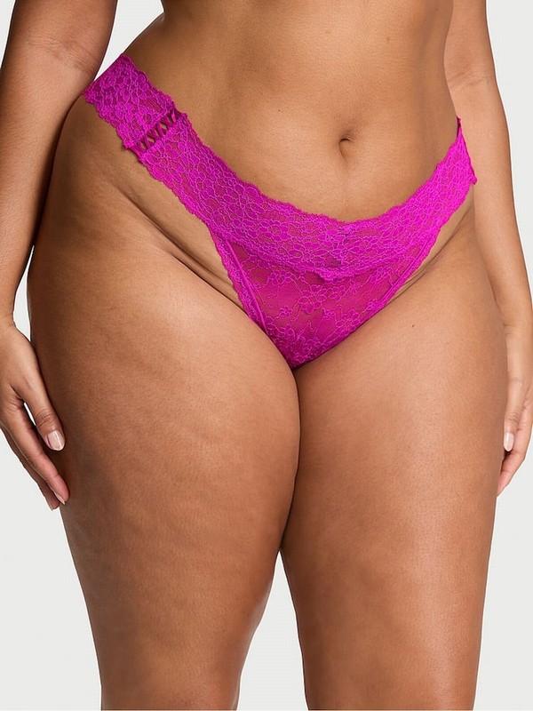 Pink Victoria Secret Outrageous Thong Underwear | FMCXT5218