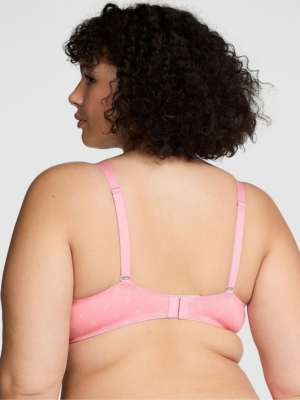 Pink Victoria Secret Petal Push Up Bras | KBIDQ5639