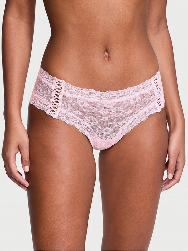 Pink Victoria Secret Pretty Blossom Cheeky Underwear | SWVXF1726