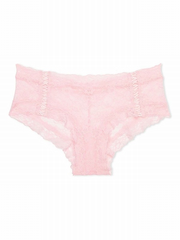 Pink Victoria Secret Pretty Blossom Cheeky Underwear | SWVXF1726
