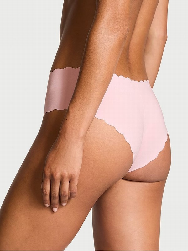 Pink Victoria Secret Pretty Blossom Cheeky Underwear | QBYLH3548