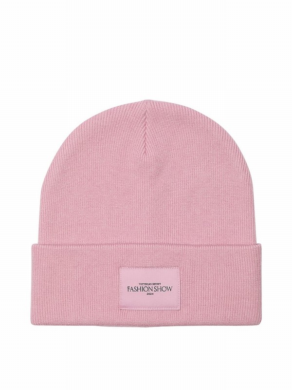 Pink Victoria Secret Pretty Blossom Fashion Show '24 Beanie Hats | KOICA6247