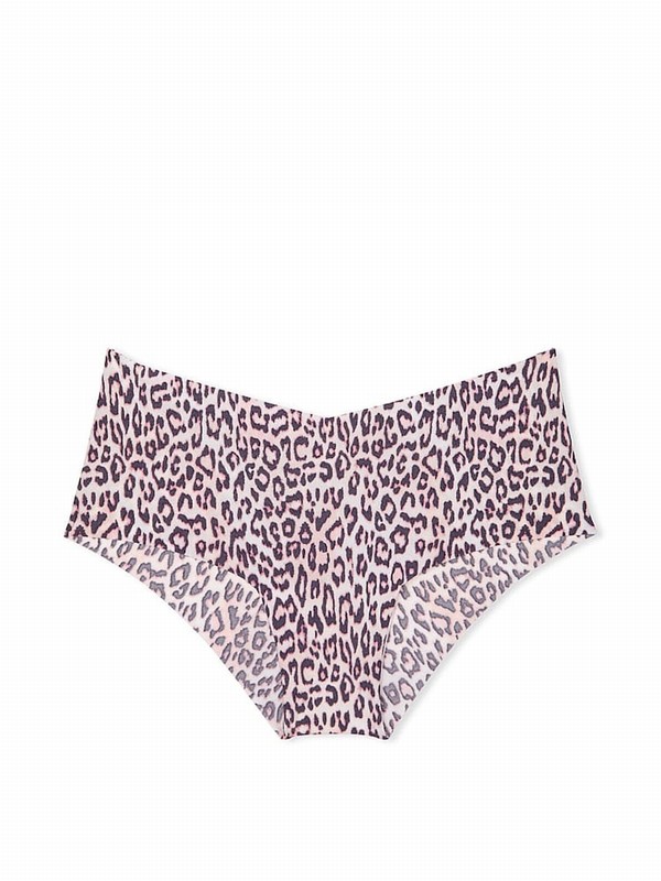 Pink Victoria Secret Purest Basic Animal Cheeky Underwear | JZIPB1850