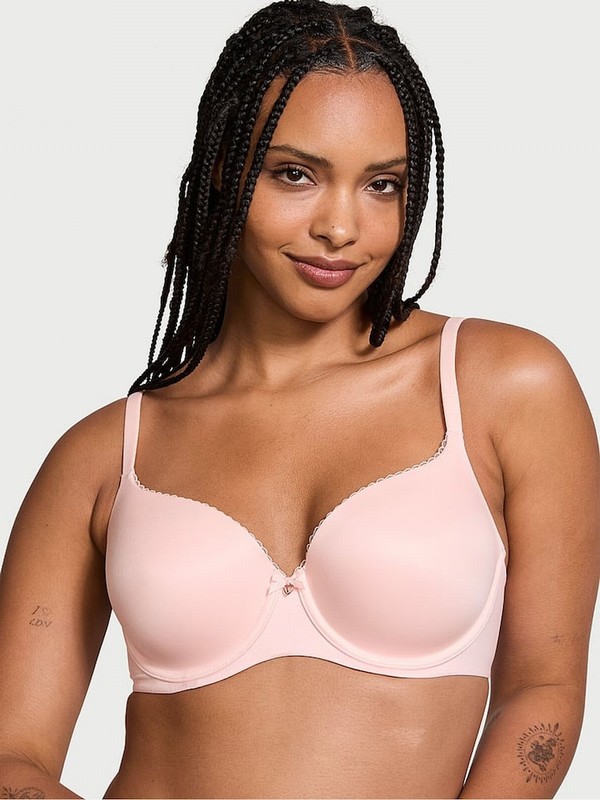 Pink Victoria Secret Purest Demi Bras | TGYKB1209