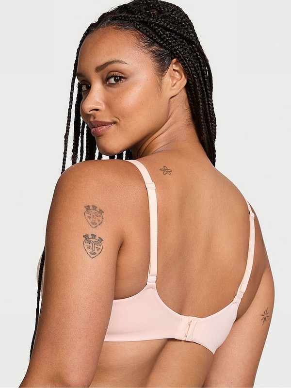 Pink Victoria Secret Purest Demi Bras | TGYKB1209