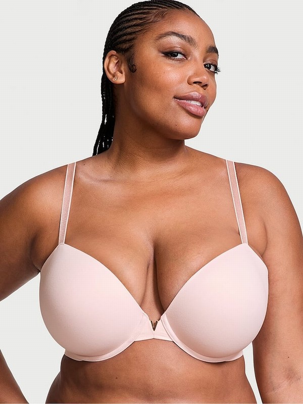Pink Victoria Secret Purest Lightly Lined Demi Smooth Bras | LAZQV8712
