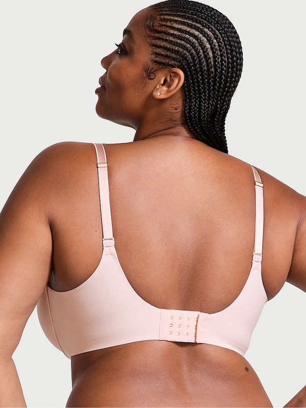 Pink Victoria Secret Purest Lightly Lined Demi Smooth Bras | LAZQV8712