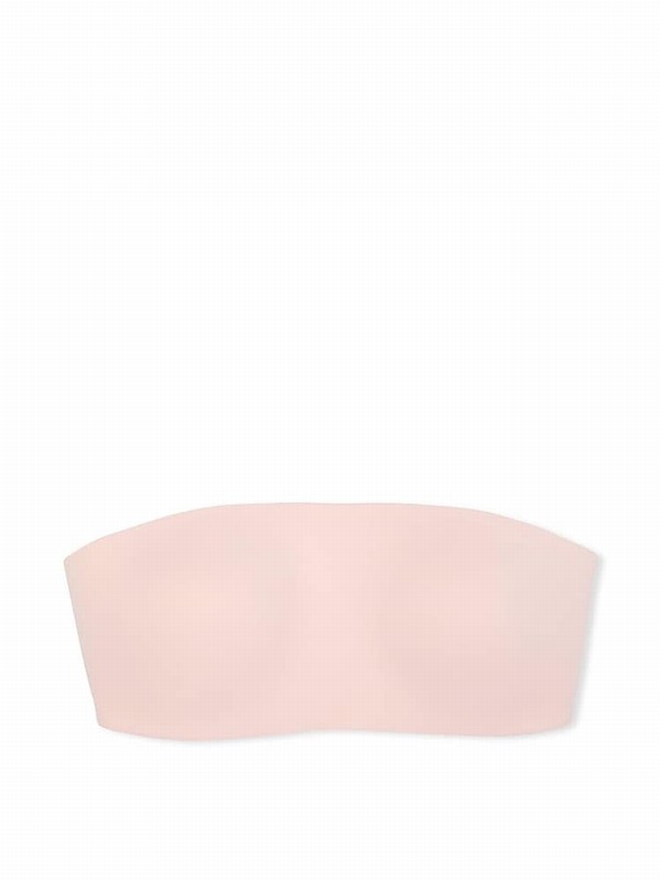 Pink Victoria Secret Purest Smooth Strapless Bras | AIEDC9350
