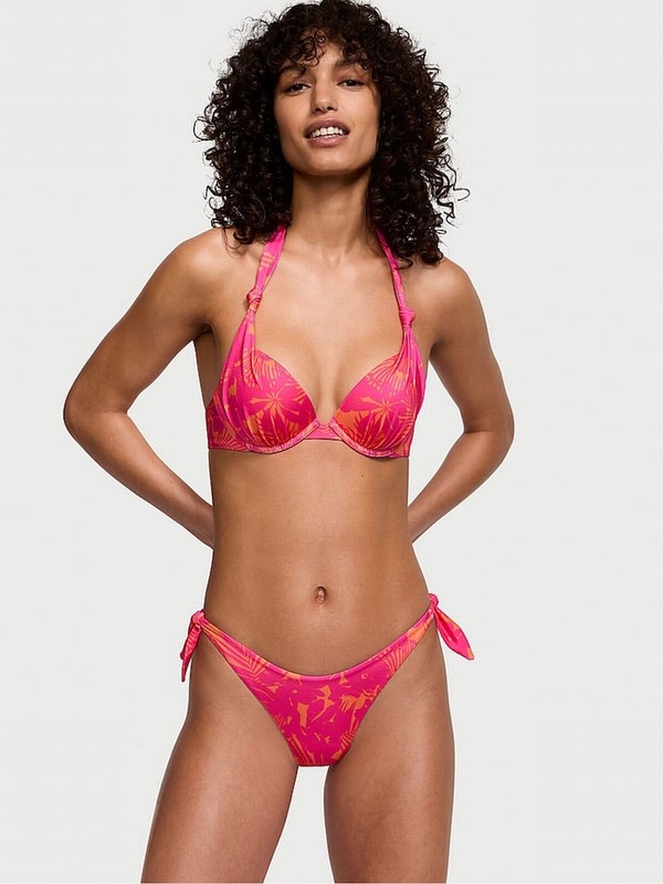 Pink Victoria Secret Shells Halter Bikini Top | VUEFN5980