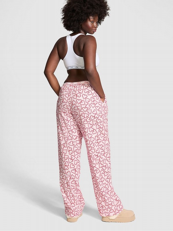Pink Victoria Secret Tulip Candy Cane Nightwear | HBLFW2713